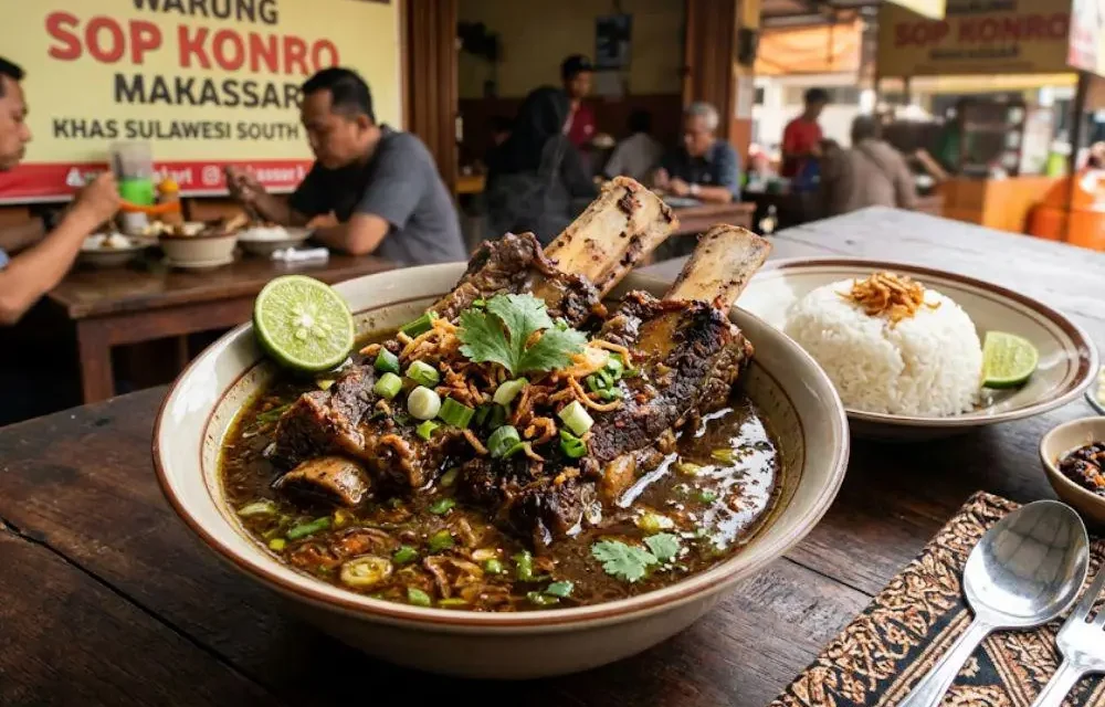 Kuah Pekat Bikin Ngiler! Ini Pesona Sop Konro Khas Makassar
