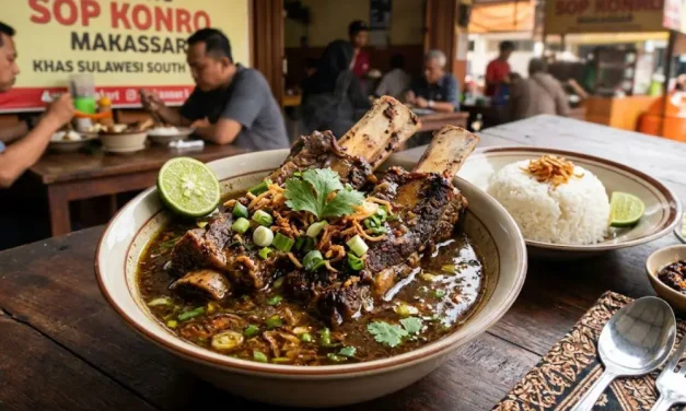 Kuah Pekat Bikin Ngiler! Ini Pesona Sop Konro Khas Makassar