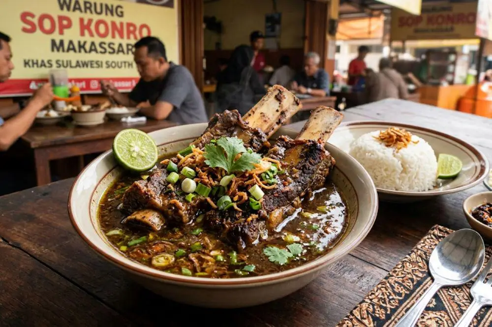 Kuah Pekat Bikin Ngiler! Ini Pesona Sop Konro Khas Makassar