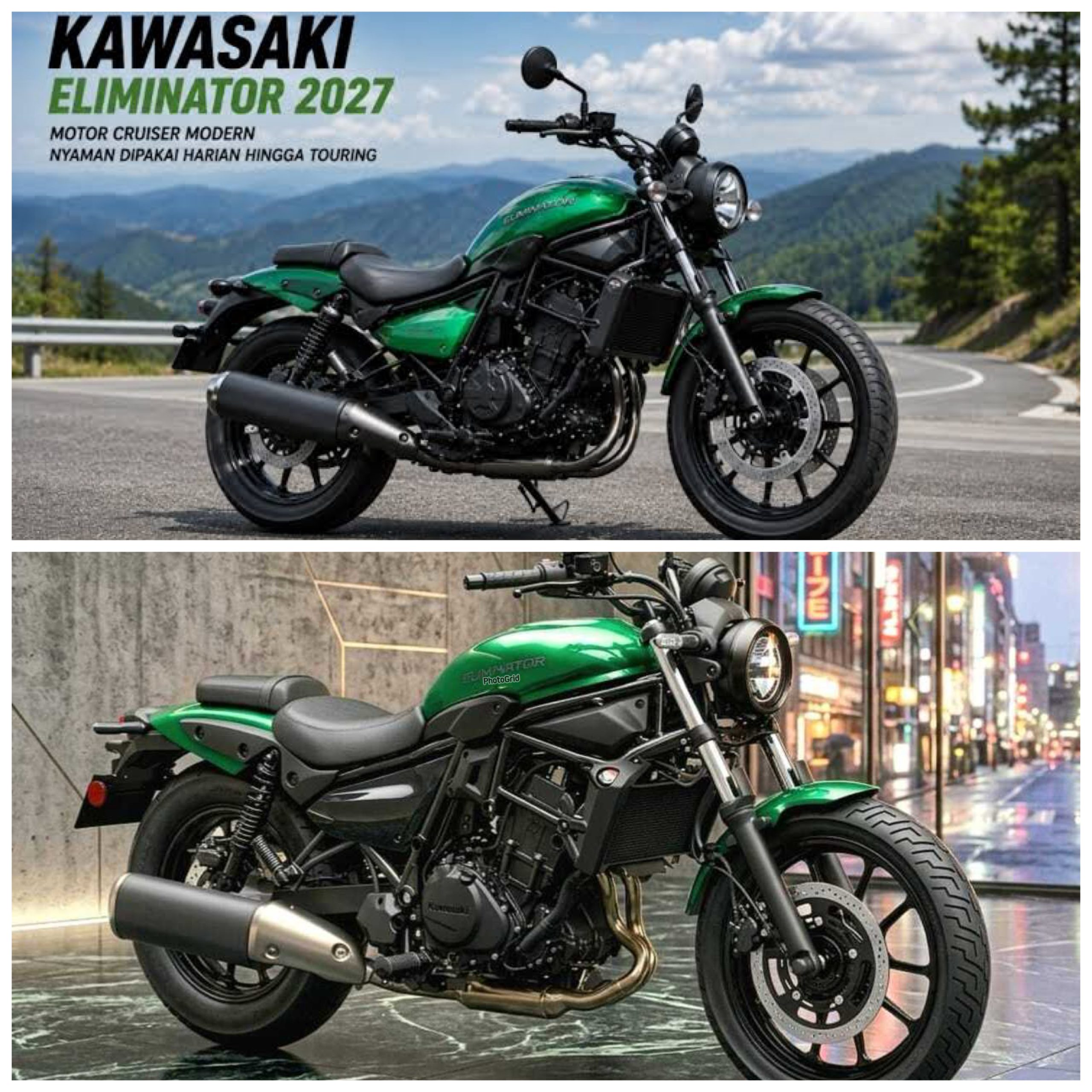 Bukan Cruiser Biasa! Kawasaki Eliminator 2027 Makin Gagah