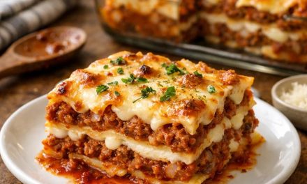 Gurih Maksimal! Lasagna Daging Sapi Dengan Saus Tomat Lezat