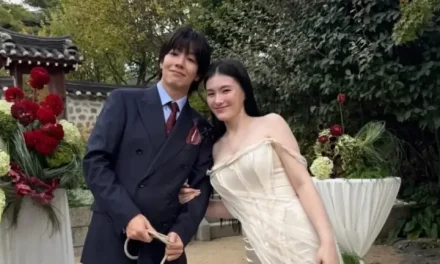 Kabar Bahagia! Kim Yong Ji Bagikan Foto Pernikahan Memesona