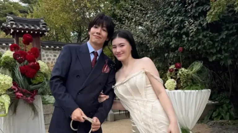 Kabar Bahagia! Kim Yong Ji Bagikan Foto Pernikahan Memesona