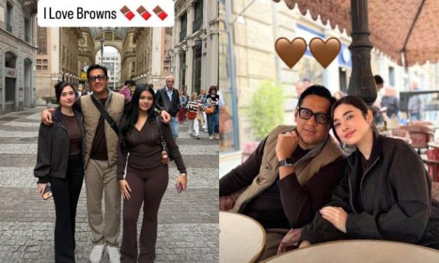 Kompak! Andre Dan Amanda Bulan Madu Di Italia, Bersama Arlova